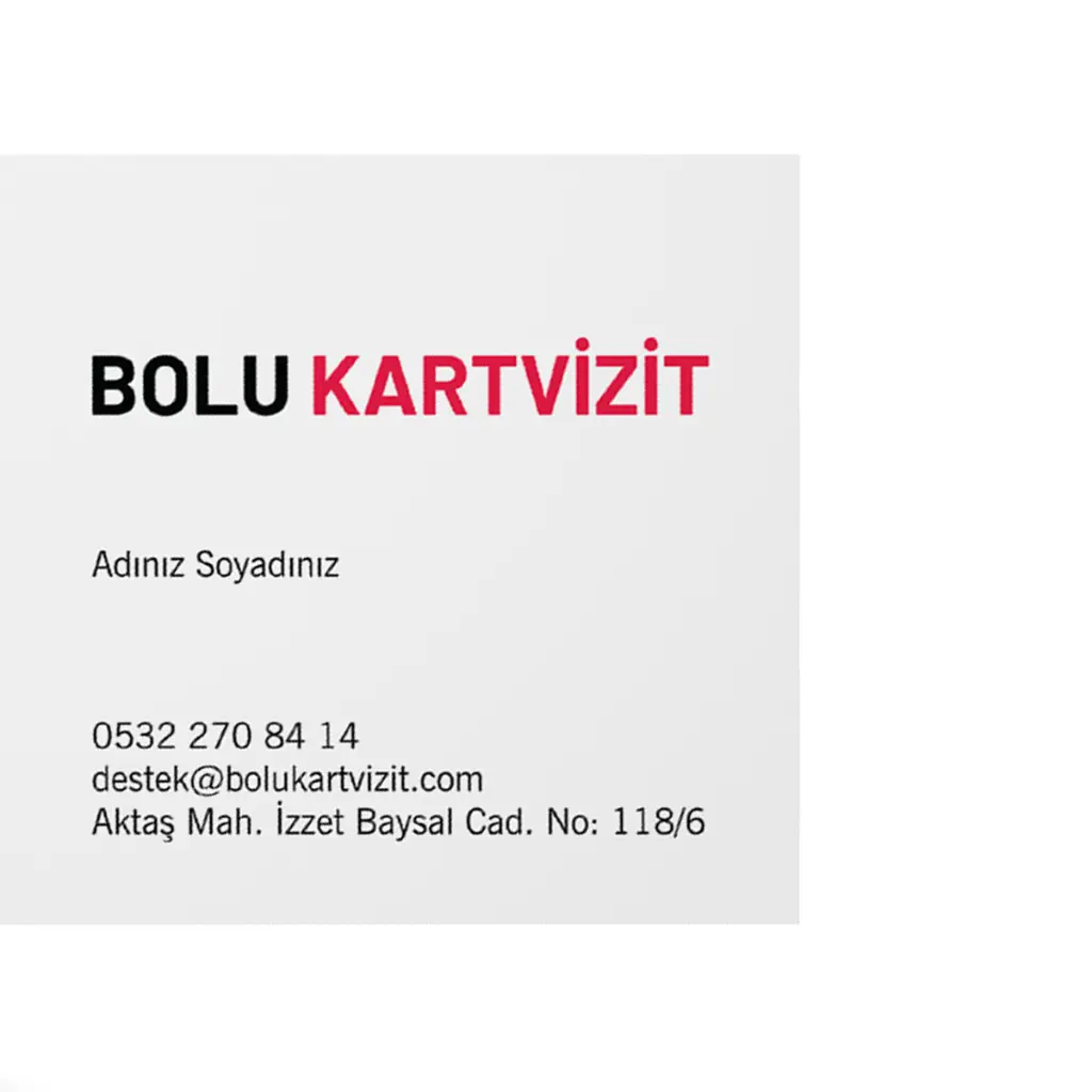 Düz Kesim Tek Taraf Parlak Selefon Kartvizit-2.webp