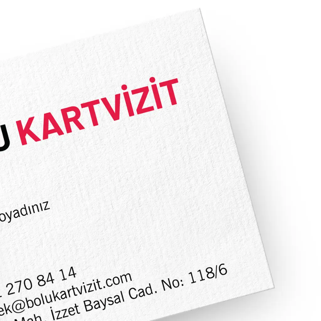 Düz Kesim Tuale Desen Tek Taraflı Ekonomik Kartvizit-2.webp